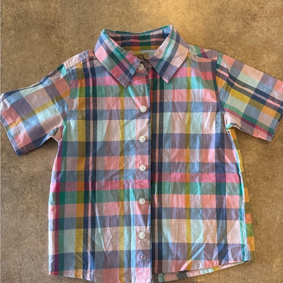 Colorful Plaid Kids Shirt - Picture 1 of 3